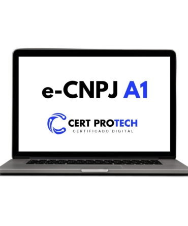 Certificado Digital e-CNPJ A1 12 Meses de Validade